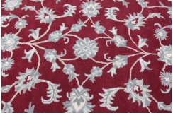 Klasyczny dywan z perskim wzorem wełna 250x300cm ornamenty kwiatowe