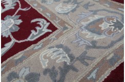 Klasyczny dywan z perskim wzorem wełna 250x300cm ornamenty kwiatowe