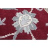 Klasyczny dywan z perskim wzorem wełna 250x300cm ornamenty kwiatowe