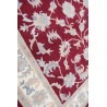 Klasyczny dywan z perskim wzorem wełna 250x300cm ornamenty kwiatowe
