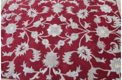 Klasyczny dywan z perskim wzorem wełna 250x300cm ornamenty kwiatowe