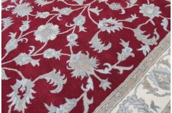Klasyczny dywan z perskim wzorem wełna 250x300cm ornamenty kwiatowe