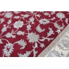 Klasyczny dywan z perskim wzorem wełna 250x300cm ornamenty kwiatowe