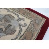 Klasyczny dywan z perskim wzorem wełna 250x300cm ornamenty kwiatowe