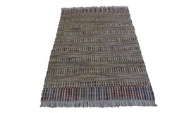 Luksusowy dywan Brinker Carpets zaplatany z wełny filcowanej kolorowy 160x230cm gruby