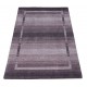 Geometryczny fioletowy dywan do salonu 100% wełniany tafting 160x230cm