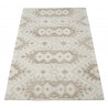 Geometryczny beżowy dywan do salonu 100% wełniany tafting 160x230cm