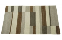 Dywan NEPAL Premium z Indii ręcznie tkany 90x160cm wełna beżowy brązowy