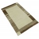 100% welniany ręcznie tkany dywan Nepal Premium beżowy brązowy 90x160cm kalsyczny wzór