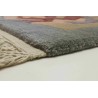 Rzeźbiony elegancki dywan ręcznie tkany 200x260cm nepal fein niebiesko-szary