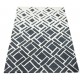 Geometryczny beżowo-grafitowy dywan do salonu 100% wełniany tafting 160x230cm