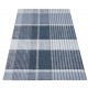 Geometryczny niebiesko beżowy dywan do salonu 100% wełniany tafting 160x230cm