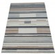 Geometryczny beżowo-brązowy dywan do salonu 100% wełniany tafting 160x230cm