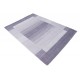 Geometryczny fioletowy dywan do salonu 100% wełniany tafting 160x230cm wzór gabbeh