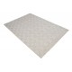 Geometryczny jasny dywan karo do salonu 100% wełniany tafting 160x230cm