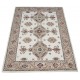 Kwiatowy beżowy - kolorowy dywan do salonu 100% wełniany tafting 160x230cm