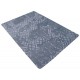 Ciemno szary dywan w stylu vintage do salonu 100% wełniany tafting 160x230cm
