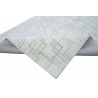 100% wełniany dywan beżowy geometrycznty tafting 160x230cm 