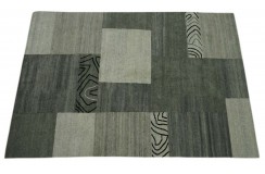 100% Welniany ręcznie tkany dywan Nepal Premium natural 210x300cm szary patchwork