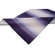 Geometryczny dywan w pasy 100% wełna owcza tafting 160x230cm fioletowo-beżowy