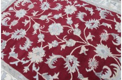 Klasyczny dywan z perskim wzorem wełna 250x300cm ornamenty kwiatowe