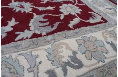 Klasyczny dywan z perskim wzorem wełna 250x300cm ornamenty kwiatowe