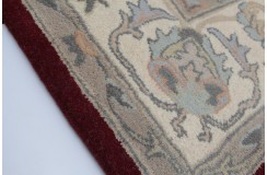 Klasyczny dywan z perskim wzorem wełna 250x300cm ornamenty kwiatowe