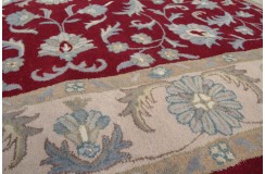 Klasyczny dywan z perskim wzorem wełna 250x300cm ornamenty kwiatowe