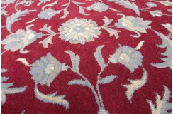 Klasyczny dywan z perskim wzorem wełna 250x300cm ornamenty kwiatowe