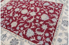 Klasyczny dywan z perskim wzorem wełna 250x300cm ornamenty kwiatowe
