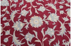 Klasyczny dywan z perskim wzorem wełna 250x300cm ornamenty kwiatowe
