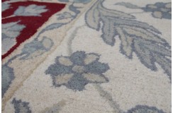 Klasyczny dywan z perskim wzorem wełna 250x300cm ornamenty kwiatowe