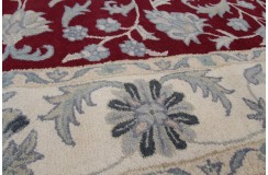 Klasyczny dywan z perskim wzorem wełna 250x300cm ornamenty kwiatowe