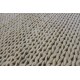 Luksusowy dywan Brinker Carpets biały 160x230cm 100% wełna filcowana warkocze