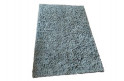 Gruby ciepły dywan shaggy 100% wełna 150x225cm Indie w pasy