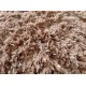 Gruby ciepły dywan shaggy 100% poliester 200x300cm brązowo pomarańczowy Indie