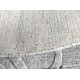 Okrągły dwupoziomowy nowoczesny dywan Gabbeh Handloom 150x150cm Brinker Carpets, szary