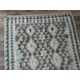 Stonowany szary dywan kilim 110x200 z Afganistanu Chobi 100% wełna vintage design nomadyczny