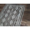 Etniczny kilim szary z Afganistanu dzieło Chobi nomadyczny 110x196cm