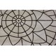 Beżowo brązowy dywan okrągły SITAP Omega Carpet Couture Italia Portofino Round Rug 200cm