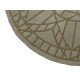 Beżowo brązowy dywan okrągły SITAP Omega Carpet Couture Italia Portofino Round Rug 200cm