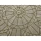 Beżowo brązowy dywan okrągły SITAP Omega Carpet Couture Italia Portofino Round Rug 200cm