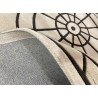 Beżowo brązowy dywan kwadratowy SITAP Omega Carpet Couture Italia Portofino Round Rug 200cm