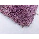 Gruby ciepły dywan shaggy 100% poliester 170x240cm fioletowy Indie