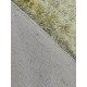Gruby ciepły dywan shaggy 100% poliester 170x240cm żółty Indie