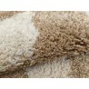 Gruby 5cm dywan Shaggy z Indii ręcznie tkany 170x240cm