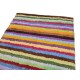 Gruby ciepły dywan shaggy 100% wełna 170x240cm kolorowy Indie nowoczesny