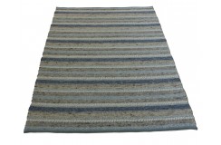 Luksusowy dywan Brinker Carpets zaplatany z wełny filcowanej gładki 160x230cm beżowy