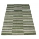 Geometryczny zielono-beżowy dywan do salonu 100% wełniany tafting 160x230cm
