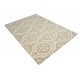 Beżowy dywan w stylu vintage do salonu 100% wełniany tafting 160x230cm